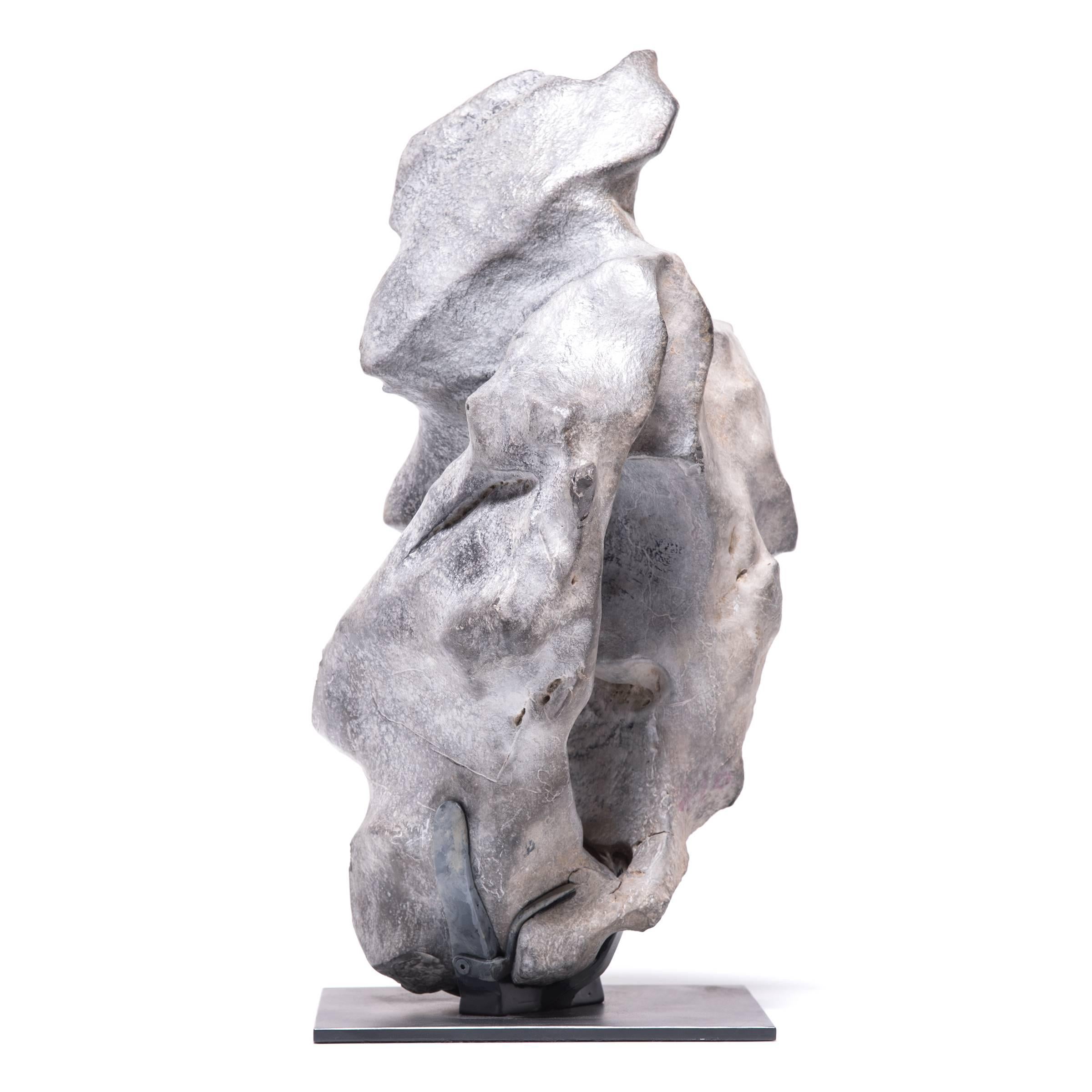 Prized for their unique formations, scholars' stones have been valued as sculptural objects of contemplation for hundreds of years. Wonderfully suggestive in form, the stones are open to thoughtful interpretation or simply enjoyed as abstract