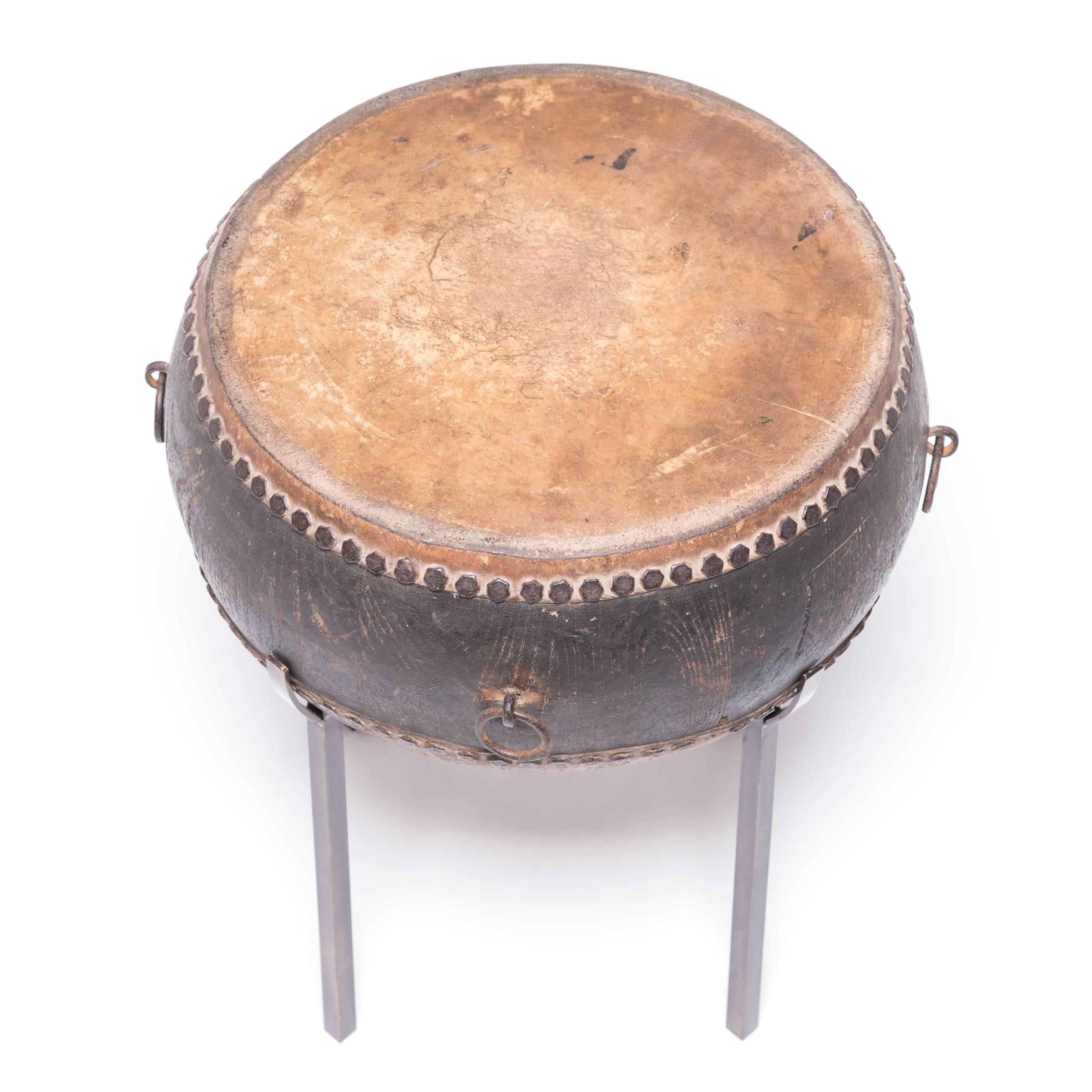 Steel Chinese Peking Drum Table