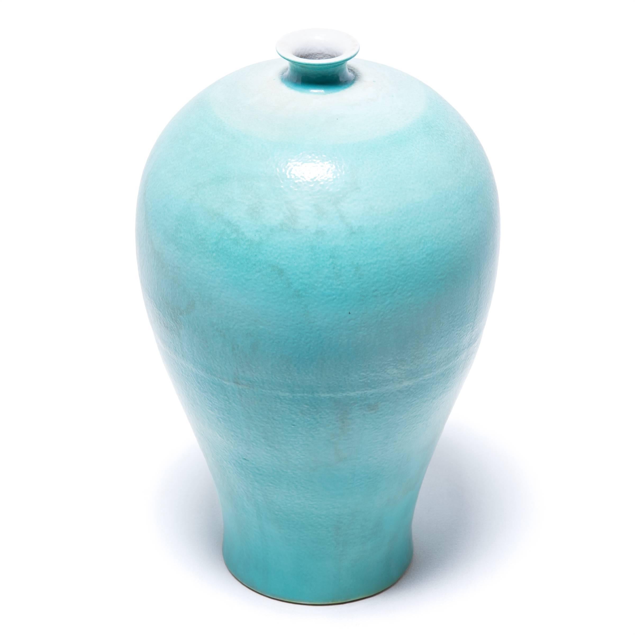 Contemporary Chinese Jade Meiping Vase