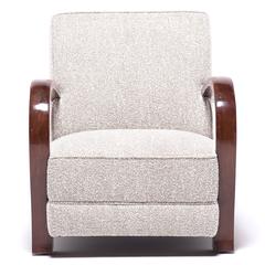 Pair of 20th Century Shanghai Deco Club Chairs