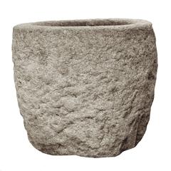 19th Century Chinese Stone Mortar Vessel 1