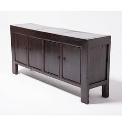 Mongolian Dahong Four-Door Coffer