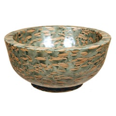 Pila china de puddingstone tallada a mano
