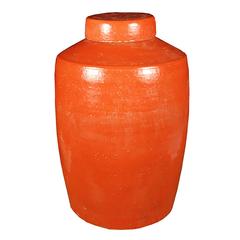 Chinese Persimmon Tea Leaf Jar 10