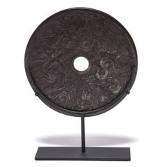 Chinese Celestial Dragon Bi Disc