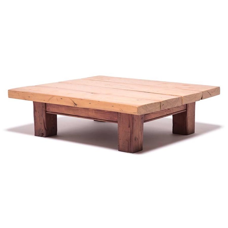 Artisan Made Low Table For Sale at 1stdibs