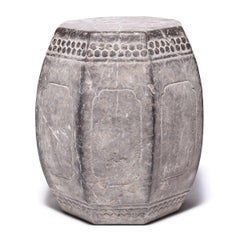 Chinese Eight Corner Stone Drum