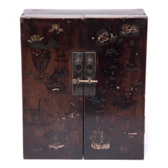 Chinese Painted Altar Cabinet, c. 1850