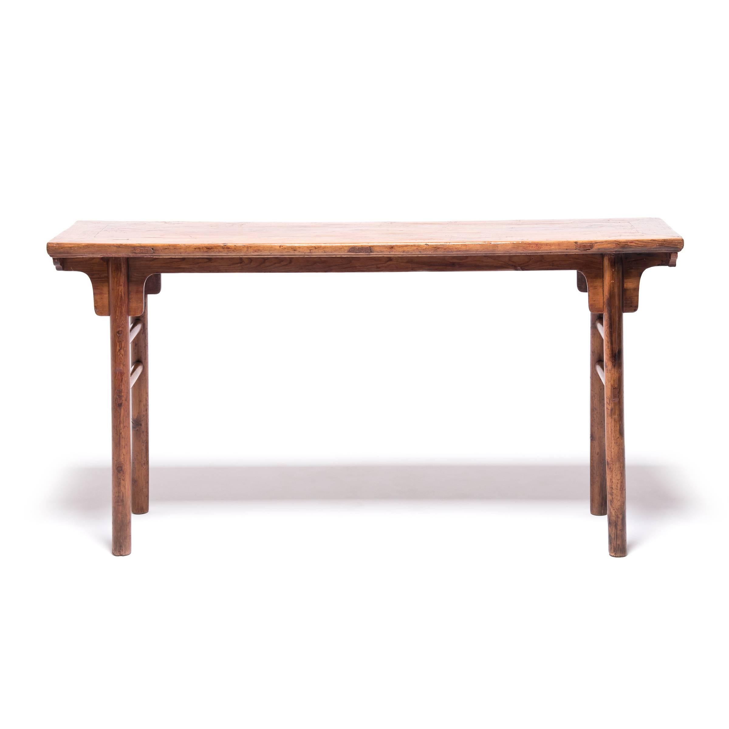 Hand-Carved Chinese Altar Table in the Ming Manner