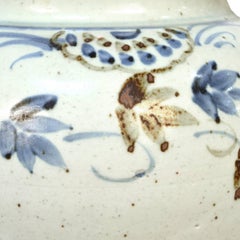 Korean Style Cobalt and Iron Painted Jar