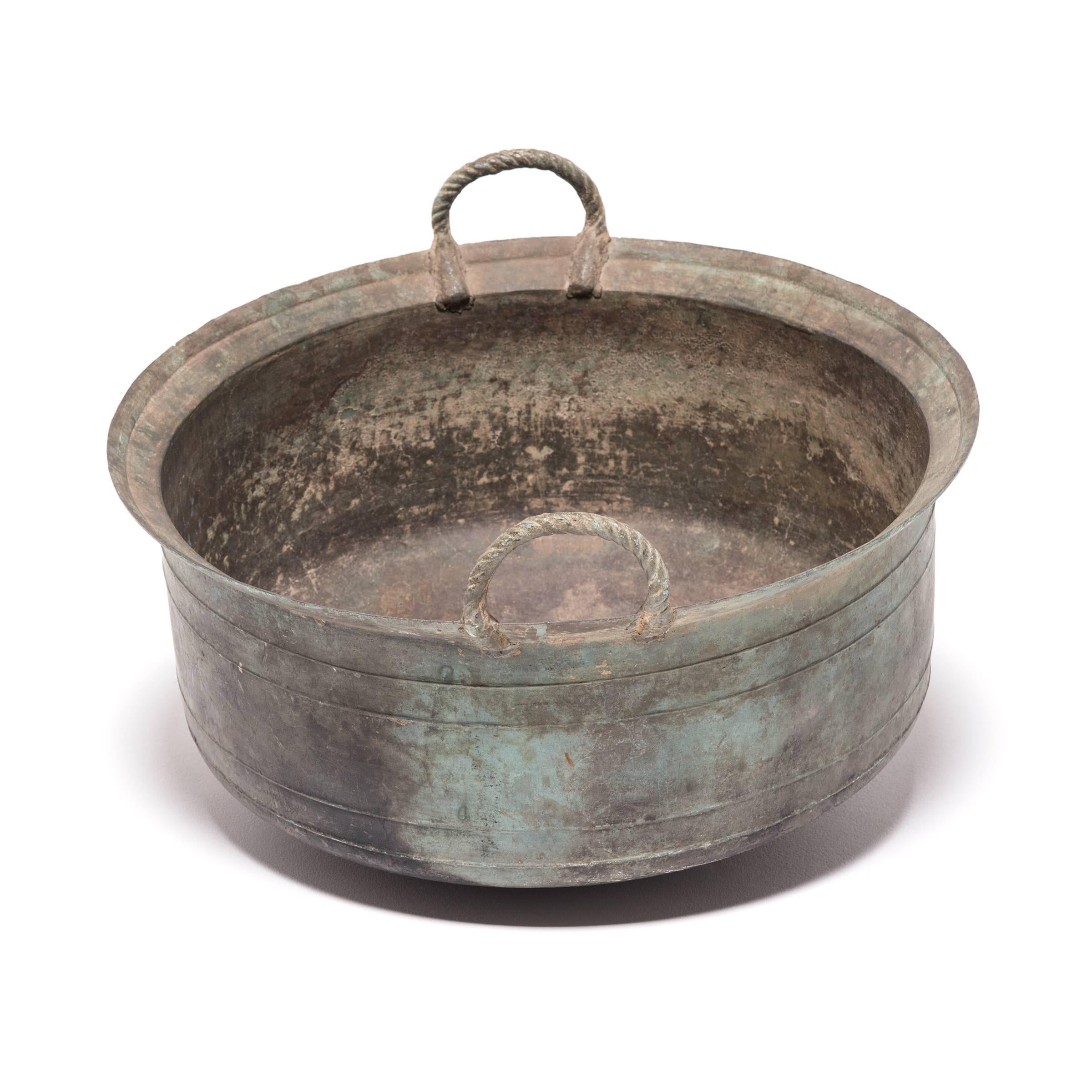 18th Century and Earlier Thai Ban Chiang Bronze Kettle, c. 2100 BC