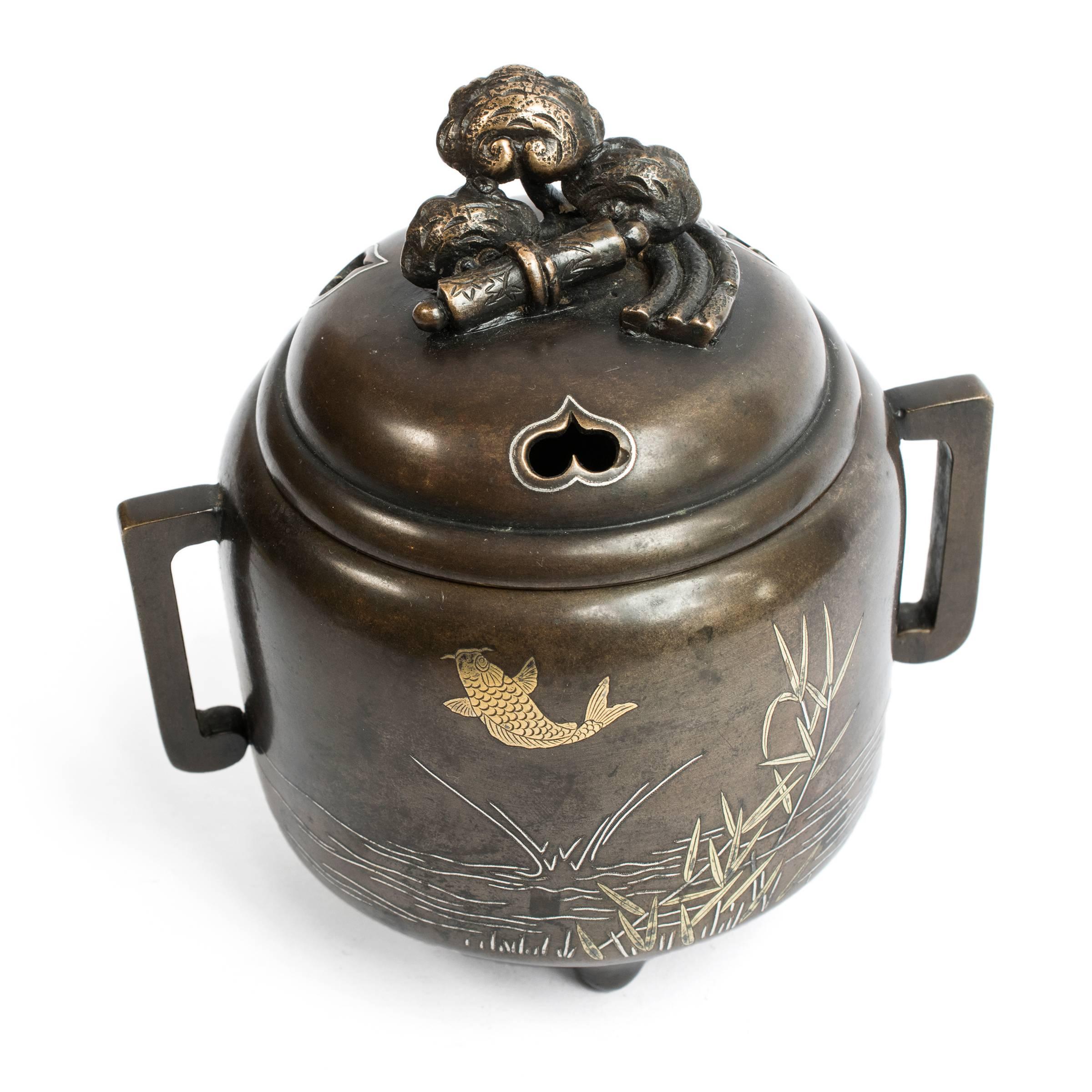 This bronze incense burner was made during Japan’s Edo period, but an entire etiquette called 