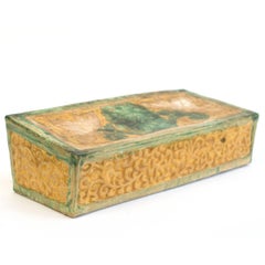 Chinese Sancai Glazed Pottery Pillow