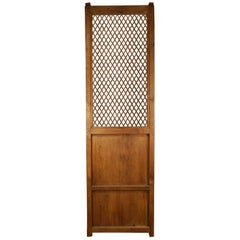 Pair of Chinese Courtyard Lattice Panels