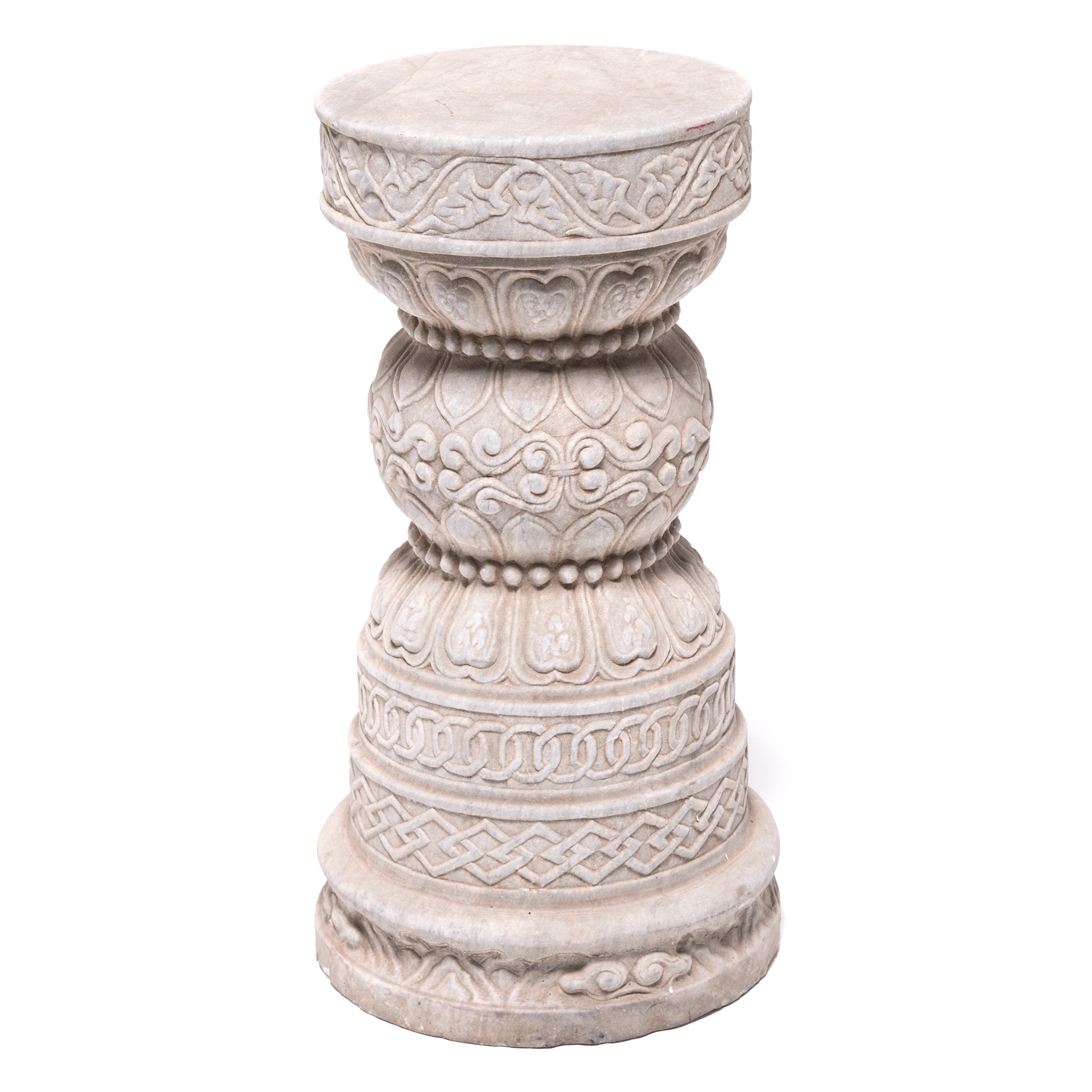 Sensational Chinese Garden Pedestal at 1stDibs