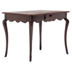 Used Provincial French Tea Table with Drawer, c. 1900