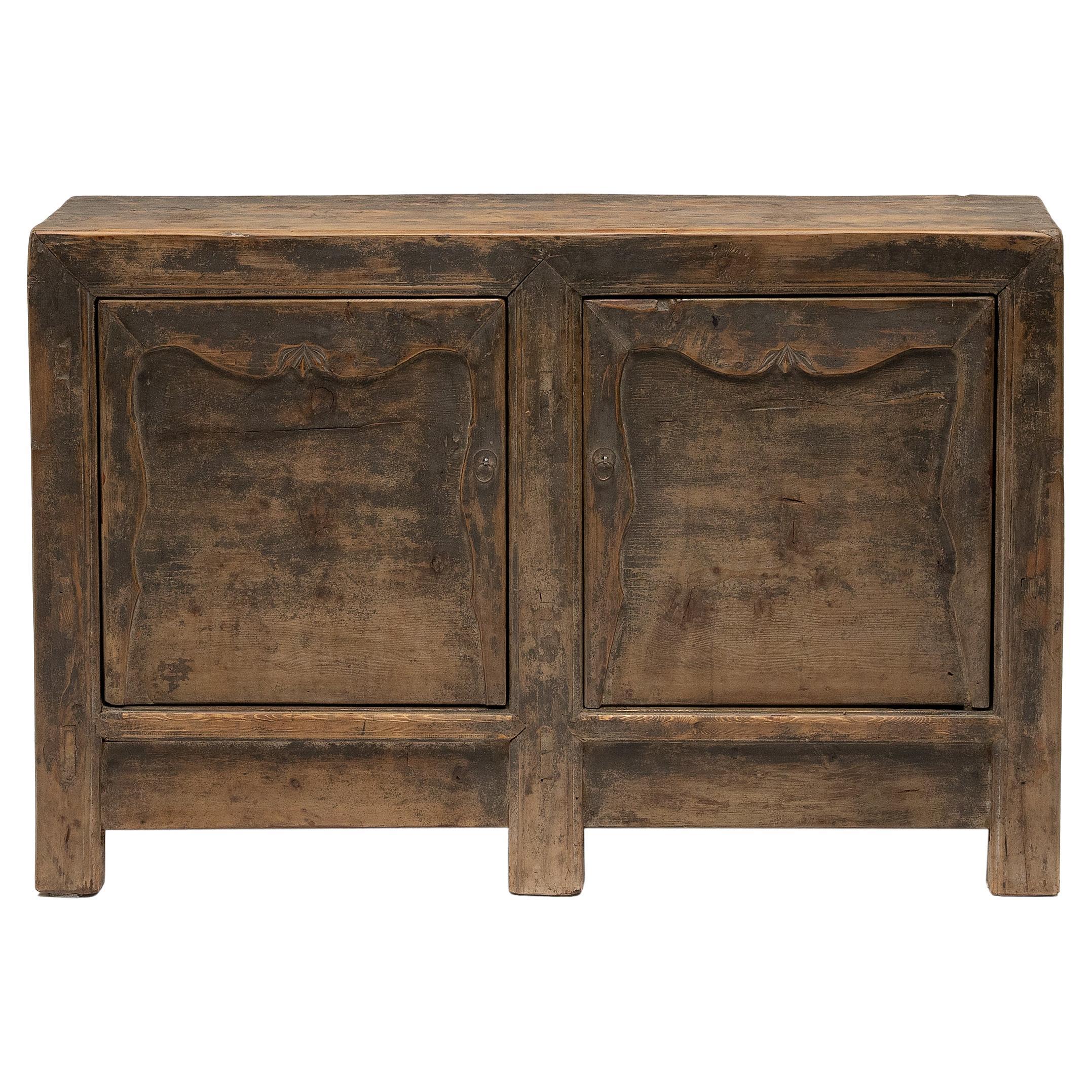 Cofre de guardián chino de dos puertas, c. 1900