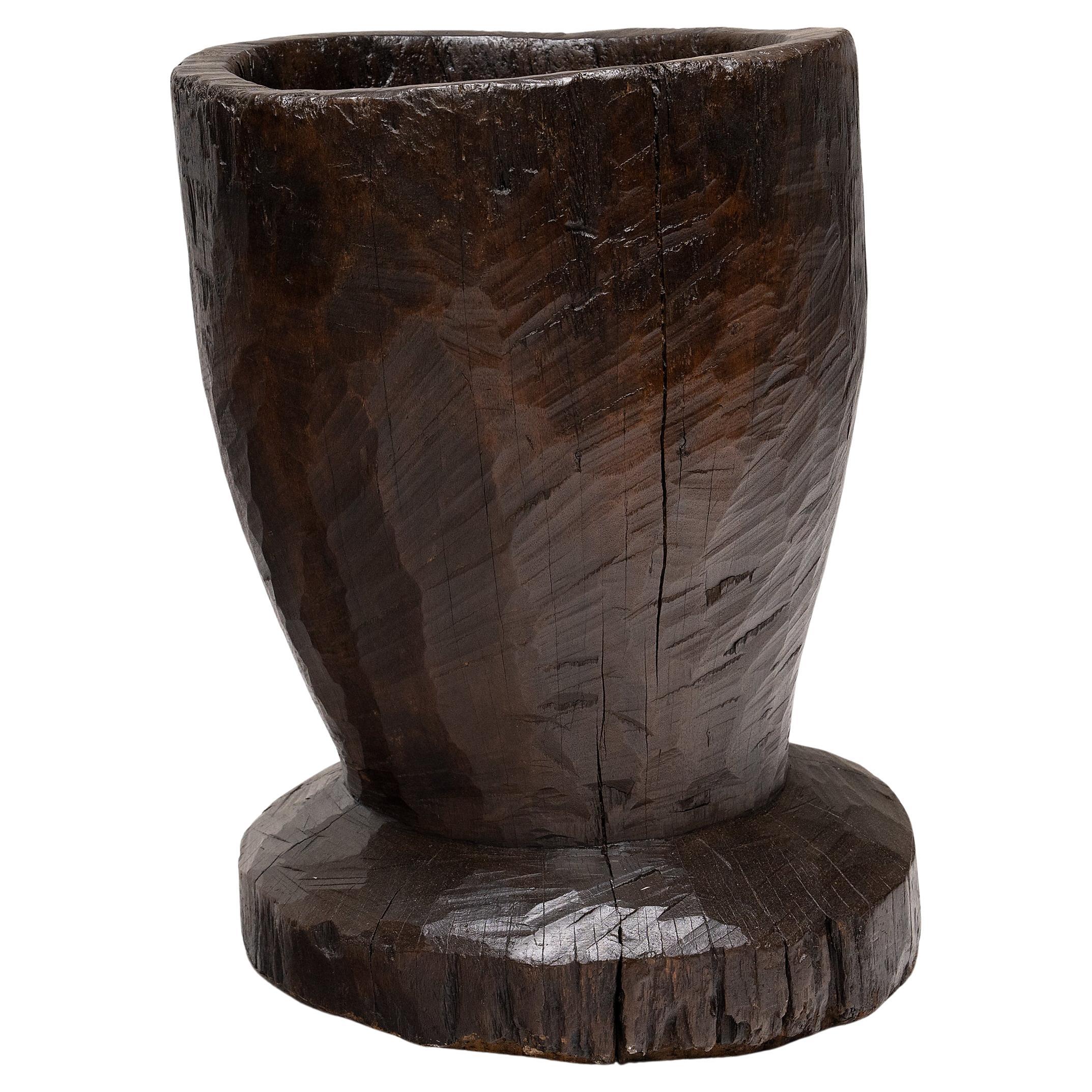 Provincial Chinese Trunk Mortar, c. 1900