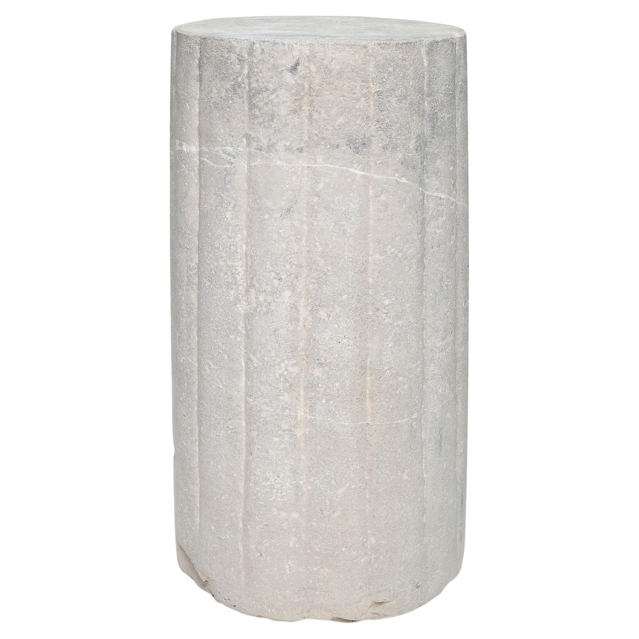 Chinese Ribbed Mill Stone, c. 1900 For Sale