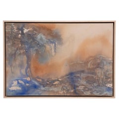 "Small Forest World" Abstract Painting by Issy Wilson