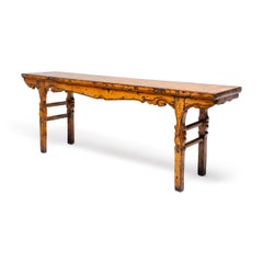 Chinese Marigold Lacquer Altar Table, c. 1920s