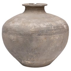 Primitive Chinese Earthenware Bottle Jar