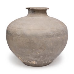 Primitive Chinese Earthenware Bottle Jar