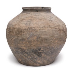 Chinese Combed Earthenware Pot