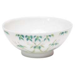 Petite Chinese Famille Verte Cup with Leafy Bamboo, 19th Century