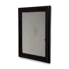 Antique Chinese Spoiled Glass Wall Mirror, Early 20th Century