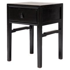 Chinese Square Lantern Side Table, 19th Century