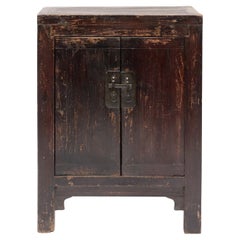 Antique Chinese Lacquered Locking Cabinet, Early 20th Century