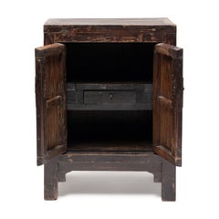 Antique Chinese Lacquered Locking Cabinet, Early 20th Century