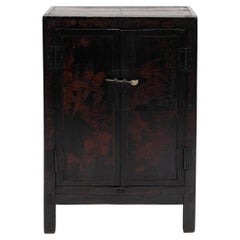 Chinese Gilt Bird-and-Flower Cabinet, 19th Century