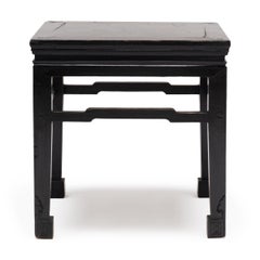 Pair of Chinese Ruyi Foot Square Tables, 19th Century