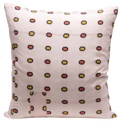 Polka Dot Patchwork Throw Pillow