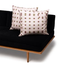 Polka Dot Patchwork Throw Pillow