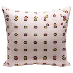 Polka Dot Patchwork Throw Pillow