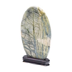 Chinese Greenery Meditation Stone