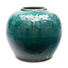 Chinese Jade Glazed Salt Jar