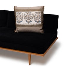 Antique Turkish Embroidery Throw Pillow