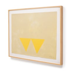 "First Triangles" Abstract Serigraph by William Scott