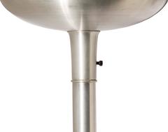 Pair of Machine Age Spun Aluminum Torchieres