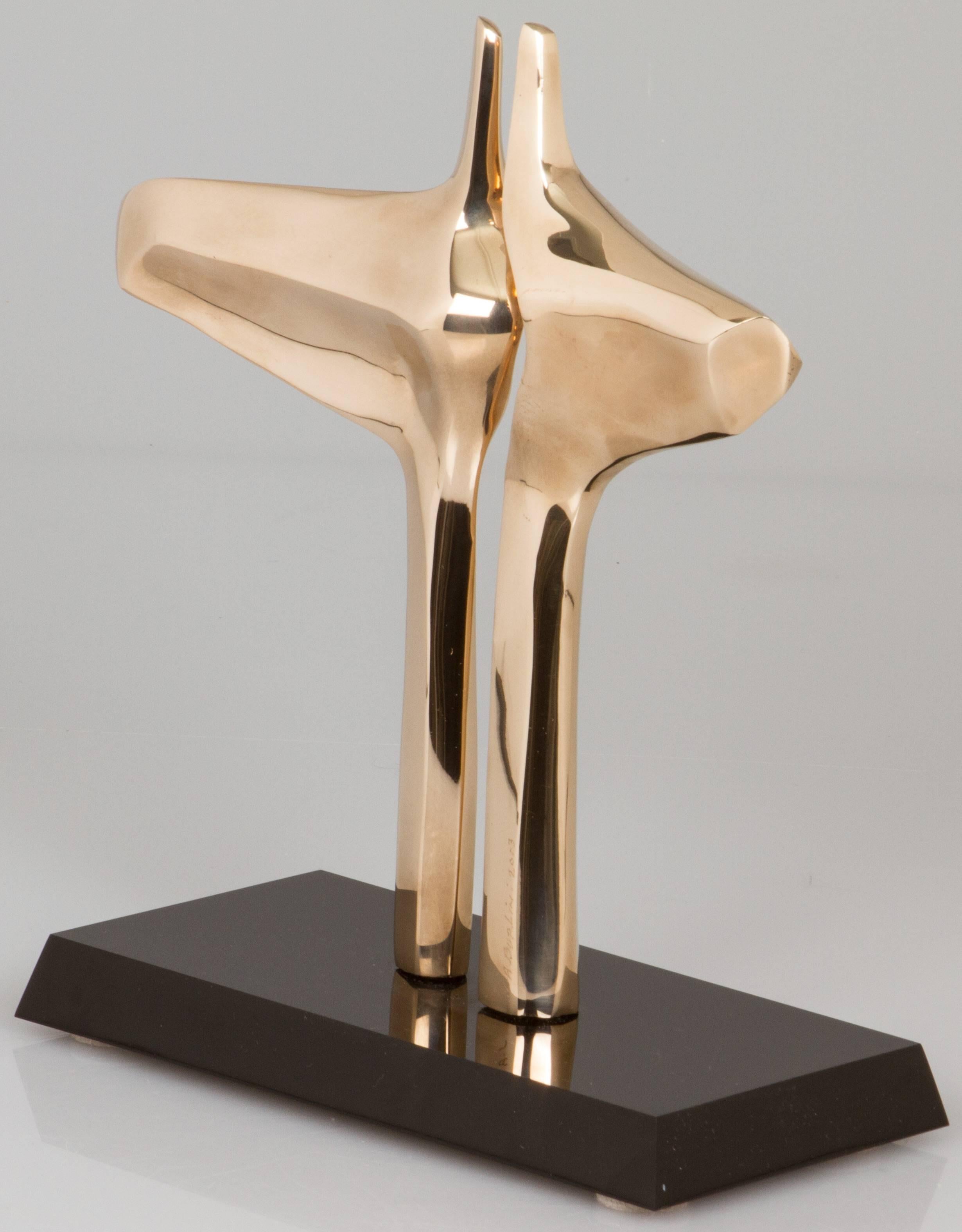 Contemporary Modernist Bronze Sculpture Flight #5