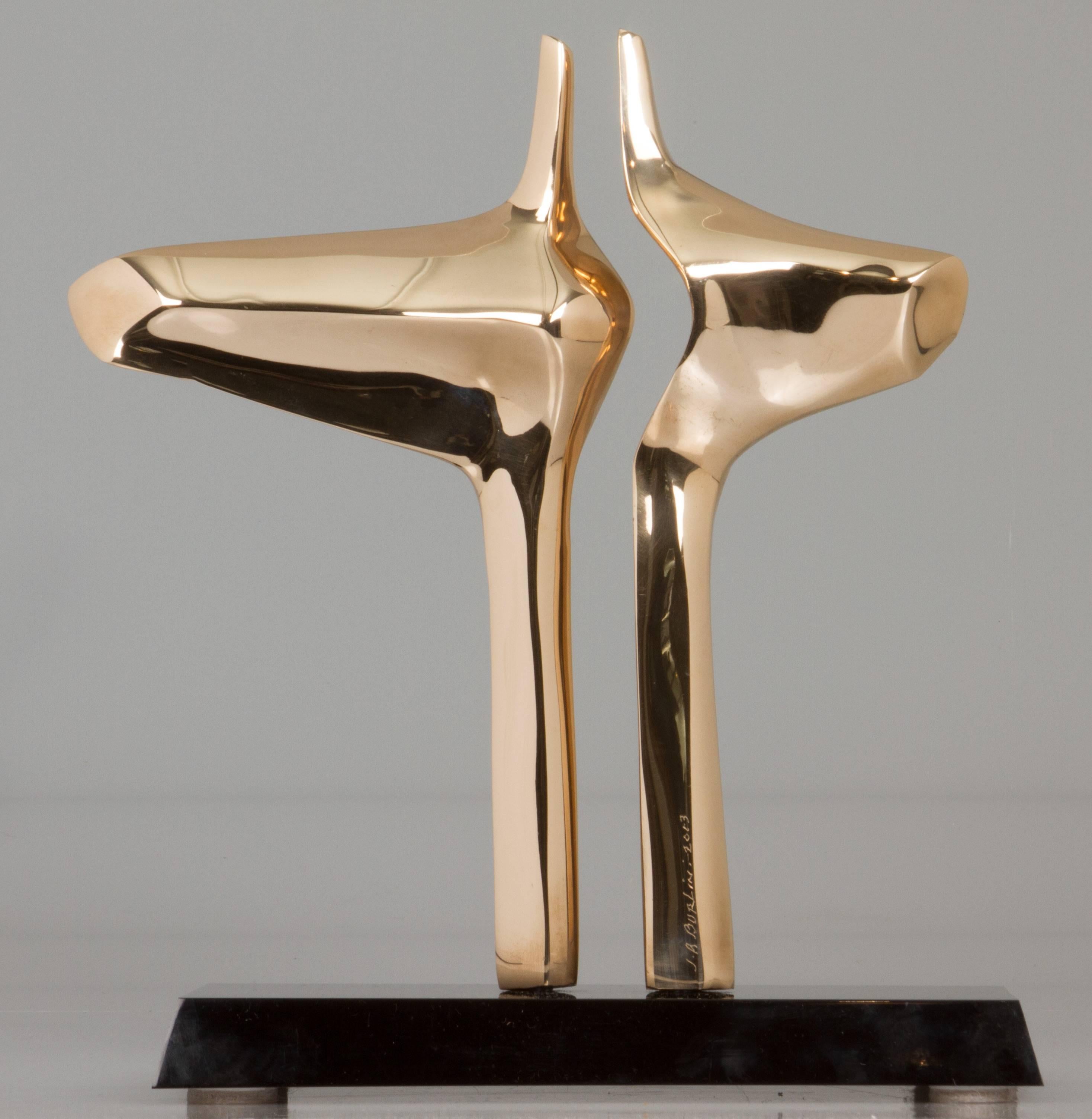 Modernist Bronze Sculpture Flight #5 1