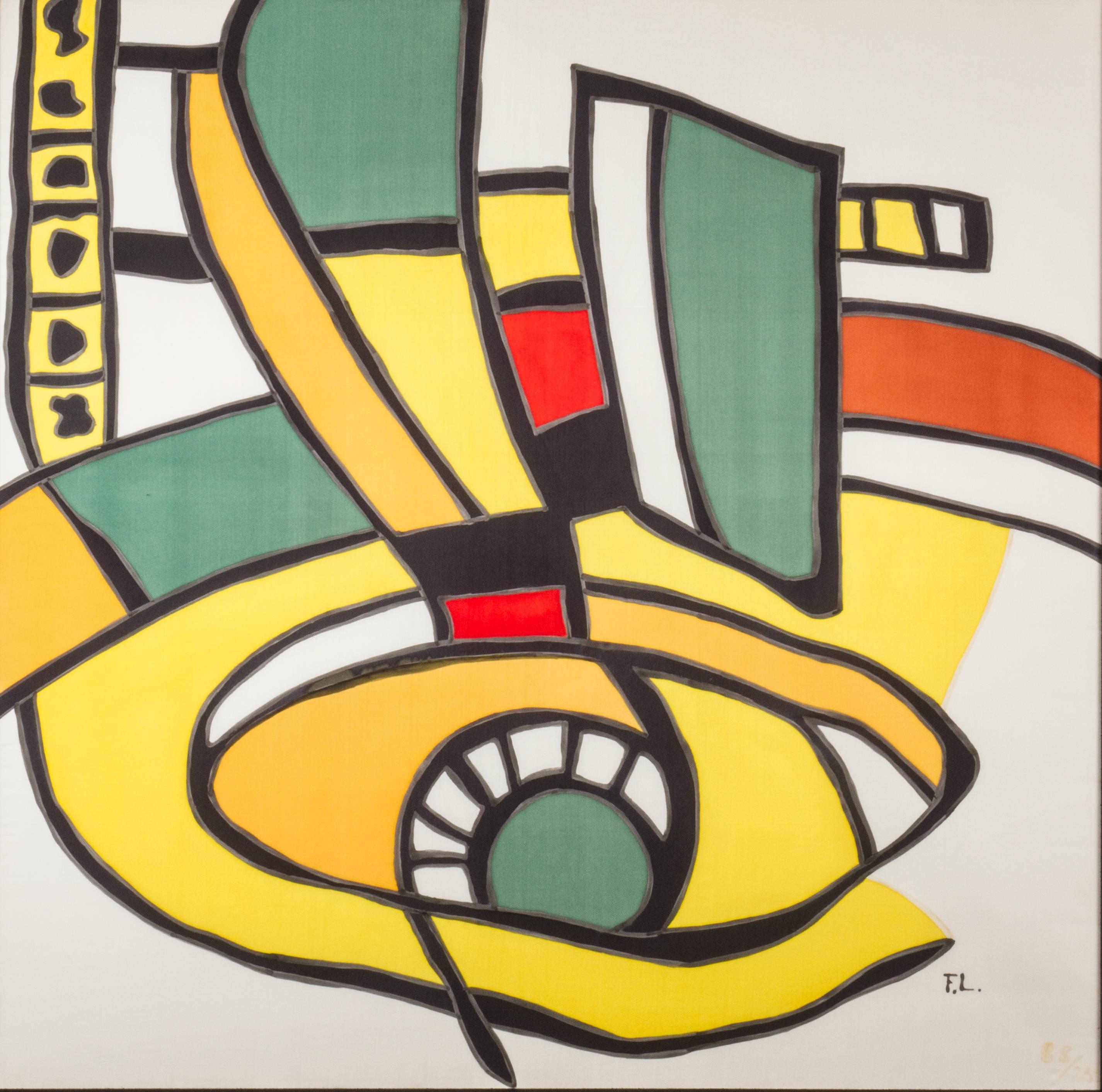 This is a large and fabulous modern piece after Leger and is 88 out of a limited edition.