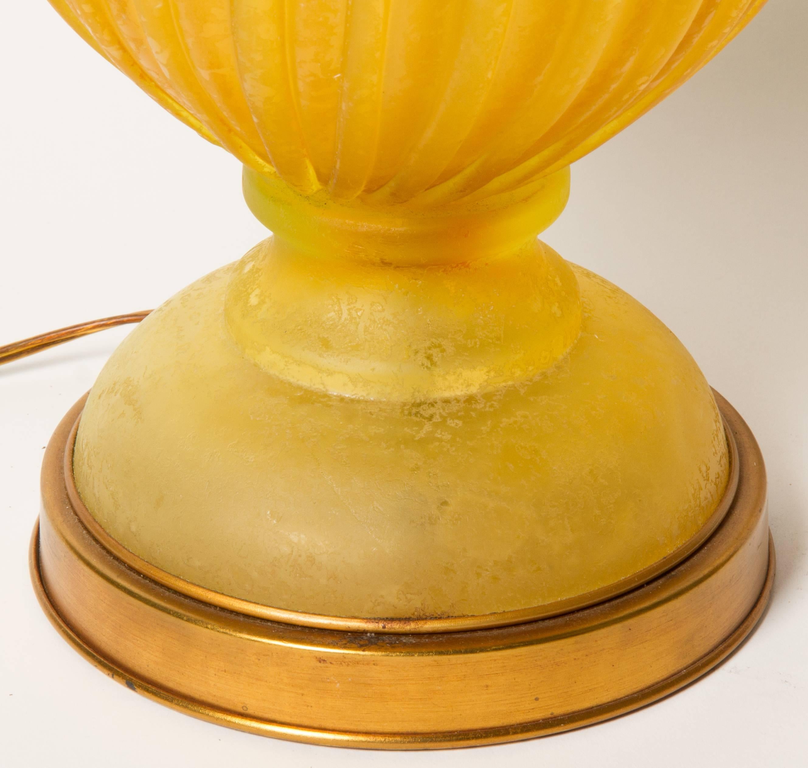 Marbro Murano Italian Glass Corroso Lamp 3