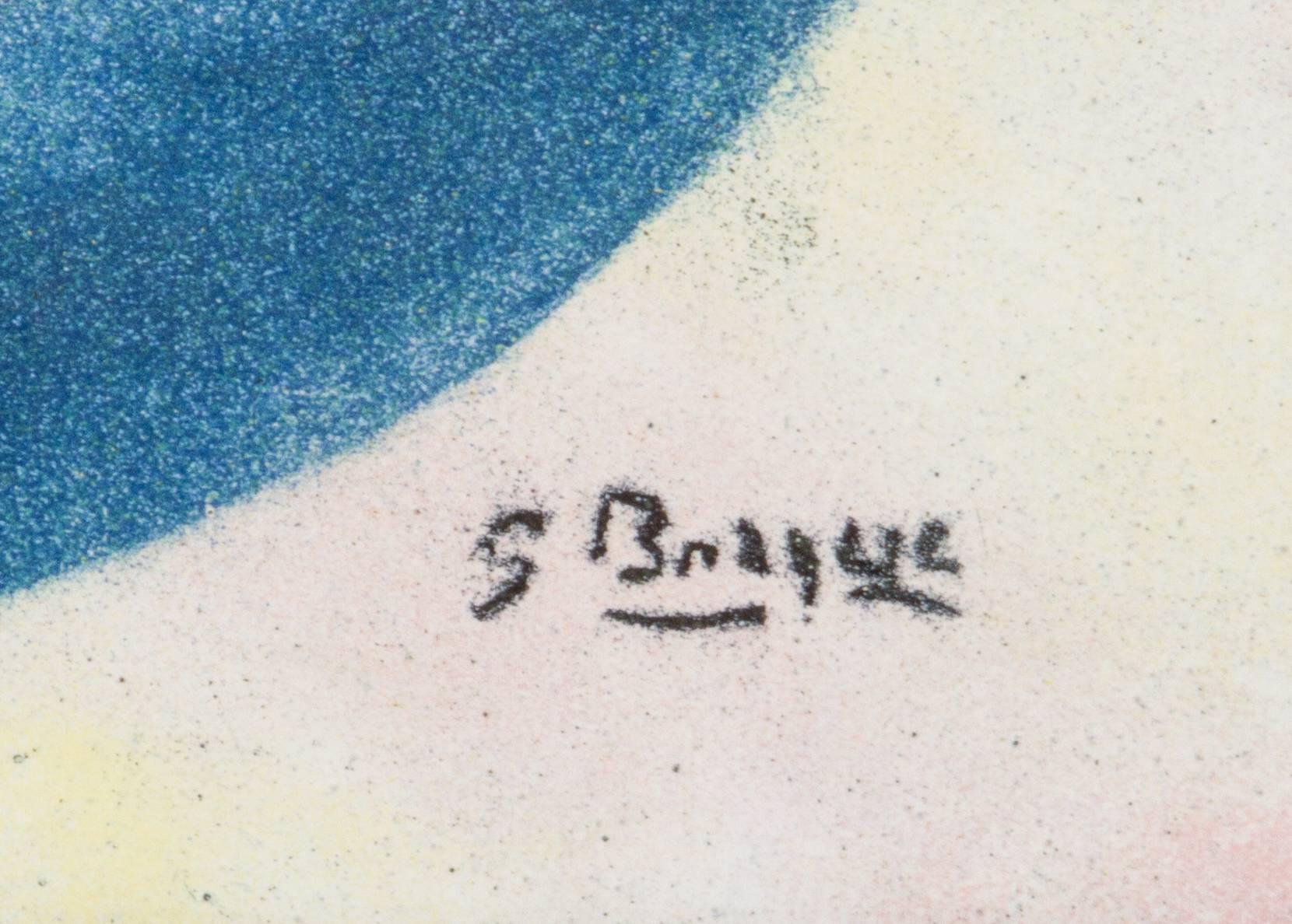Enamel After Georges Braque In Excellent Condition For Sale In Chicago, IL