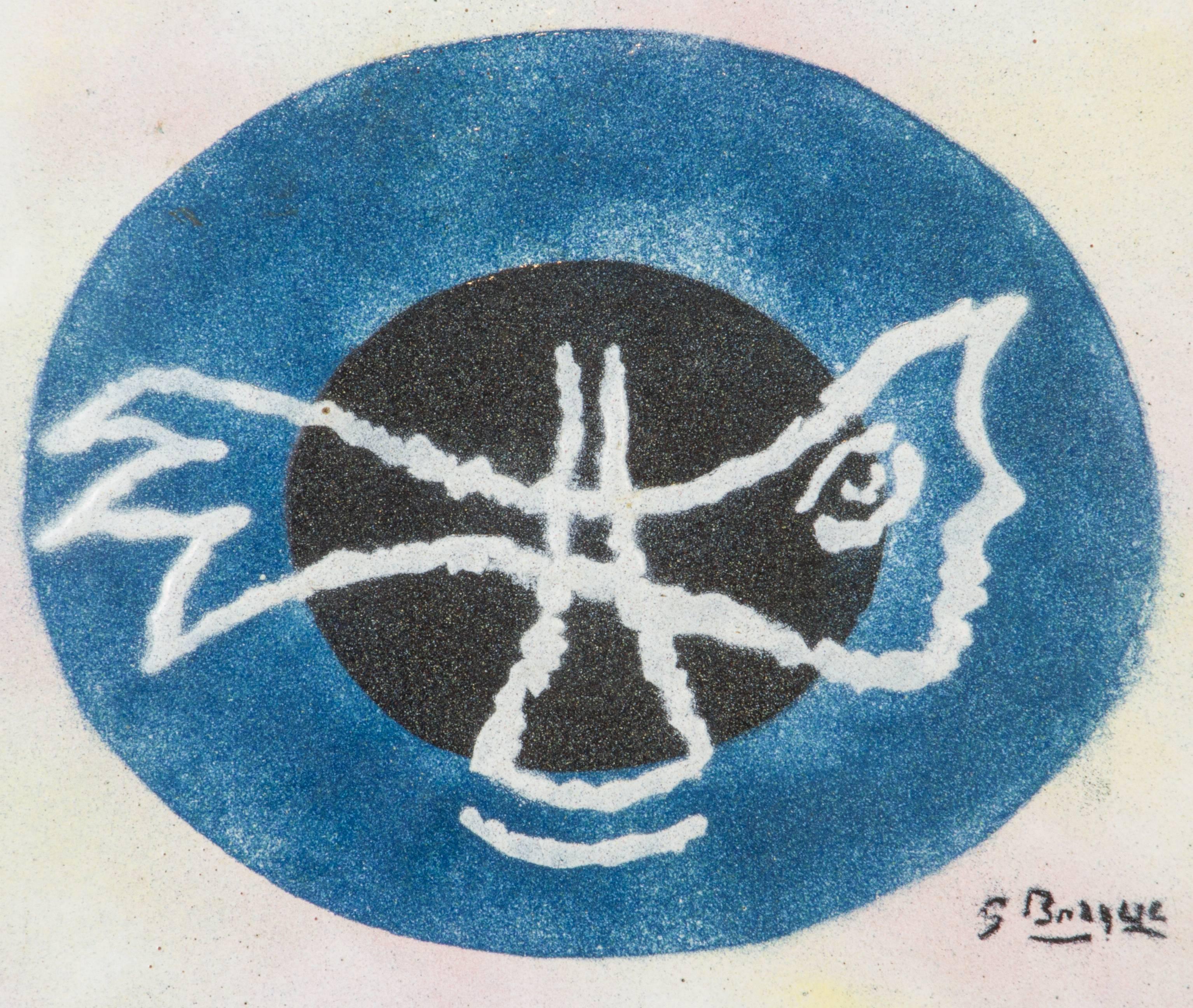 French Enamel After Georges Braque For Sale