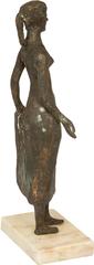 Herman Hohaus Sculpture of a Woman on Marble